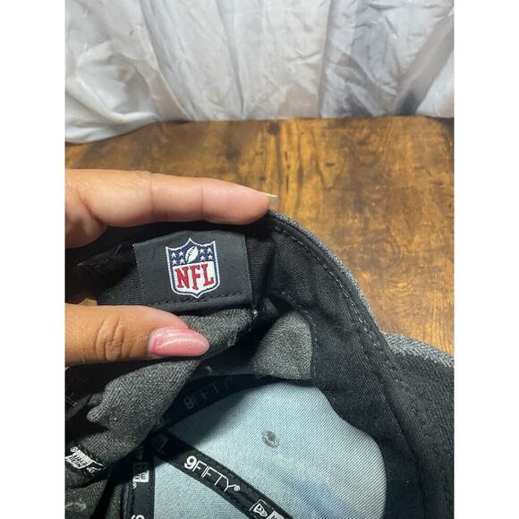 NEW ERA NY GIANTS CRAFTED IN USA flag patch 9FIFTY SNAPBACK HAT GRAY CAP NFL - Picture 9 of 10